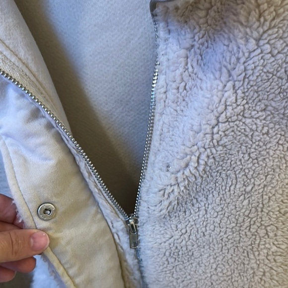 EUC Z Supply Soft Sherpa Jacket in Cream size XS - Picture 6 of 7